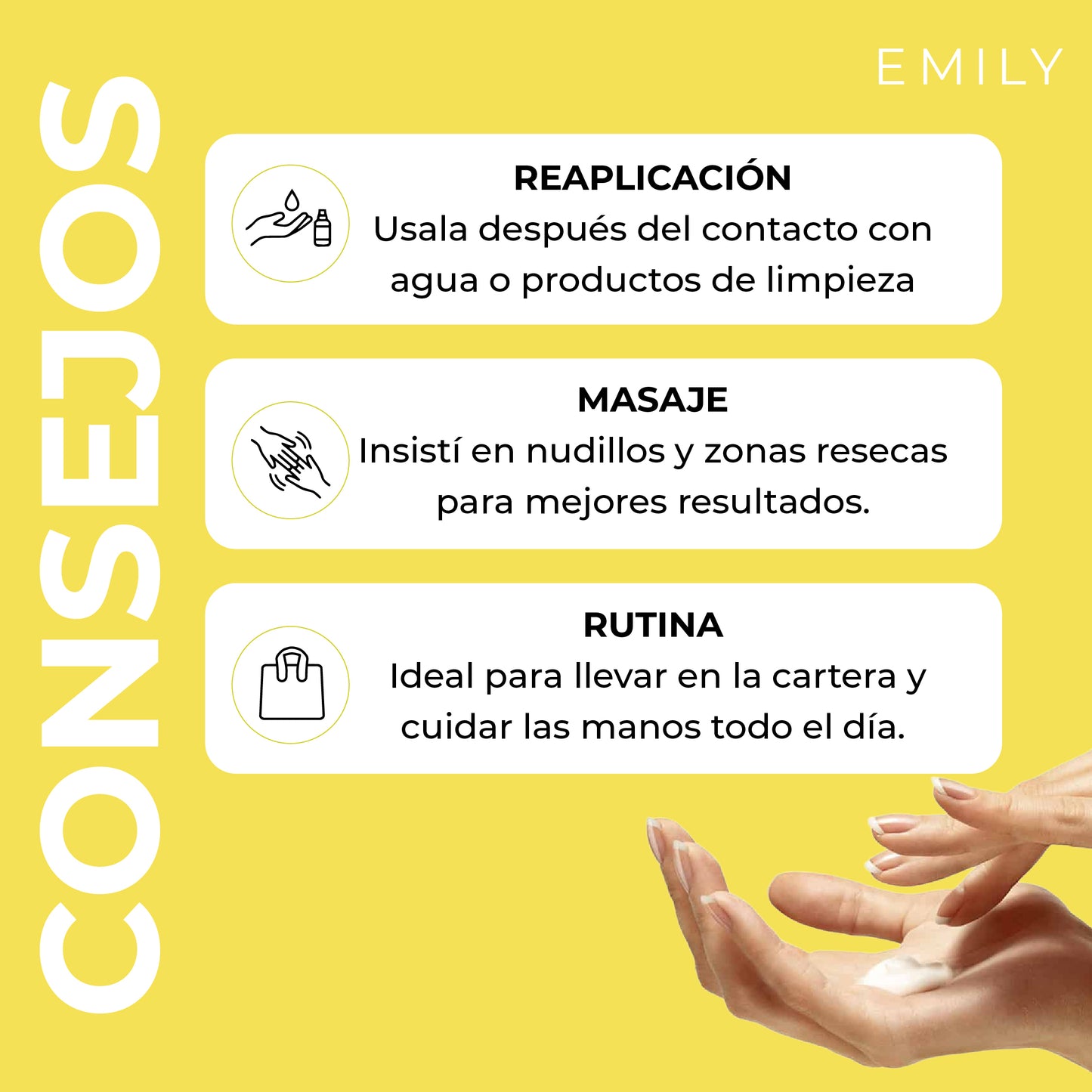 Crema Reparadora para Manos con Aloe Vera y Caléndula – 50 ml