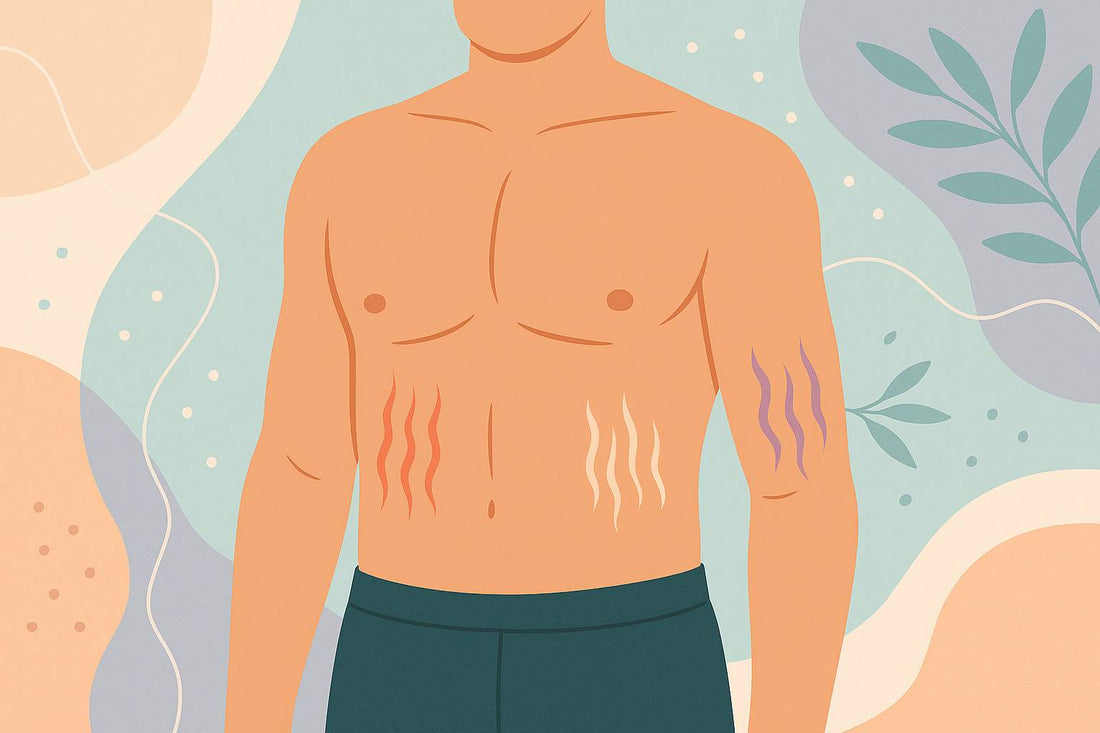 Estrías en hombres: causas, zonas comunes y cómo cuidarlas