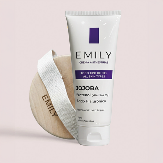 Crema AntiEstrías 200 ML + Cepillo Corporal EMILY