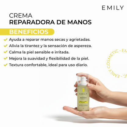 Crema Reparadora para Manos con Aloe Vera y Caléndula – 50 ml