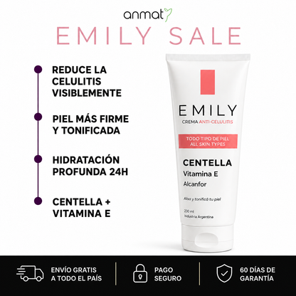 Crema para Celulitis  Emily • 200ml