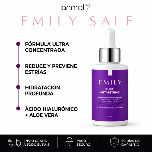 Sérum Anti-Estrías con Ácido Hialurónico, Aloe Vera y Ortiga - 30ml