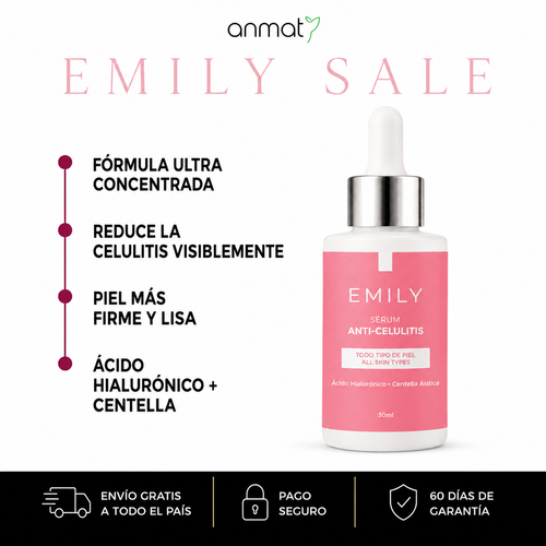 Sérum Anticelulitis con Ácido Hialurónico, Centella Asiática y Té Verde – 30 ml