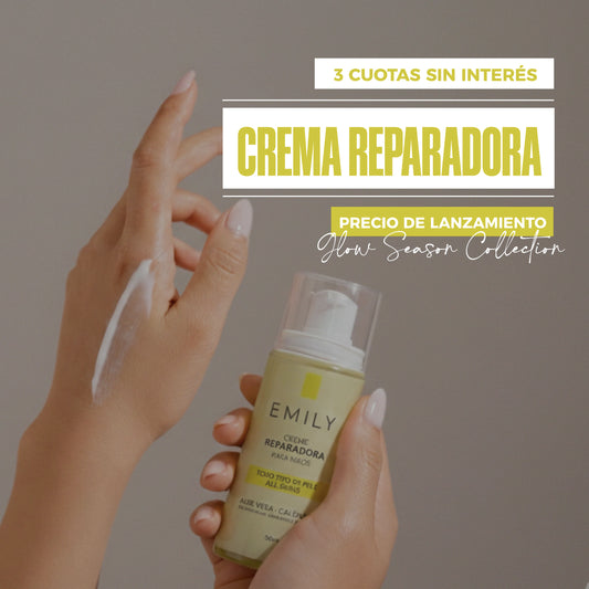 Crema Reparadora para Manos con Aloe Vera y Caléndula – 50 ml