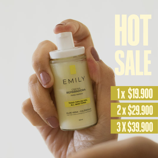 Crema Reparadora para Manos con Aloe Vera y Caléndula 🔥HOT SALE🔥