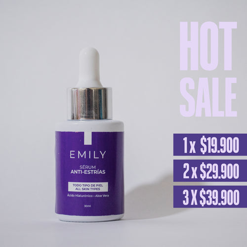 Sérum Anti-Estrías con Ácido Hialurónico, Aloe Vera y Ortiga - 30ml 🔥HOT SALE🔥