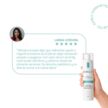 Sérum Antiarrugas para Cuello y Brazos – Colágeno + Ácido Hialurónico (100 ml)