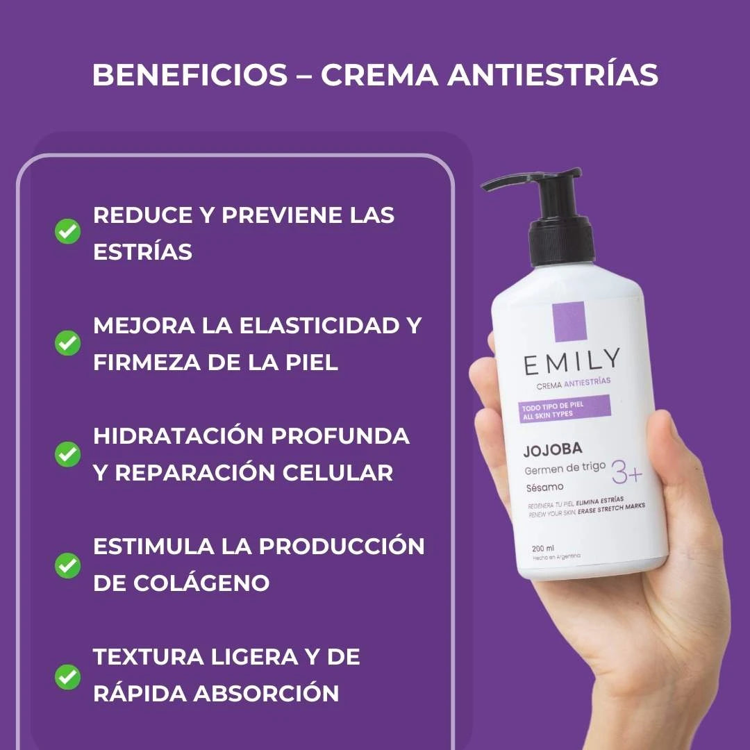 Beneficios Crema Antiestrias Emily