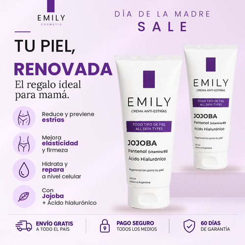 Crema para Estrías  Emily • 200ml
