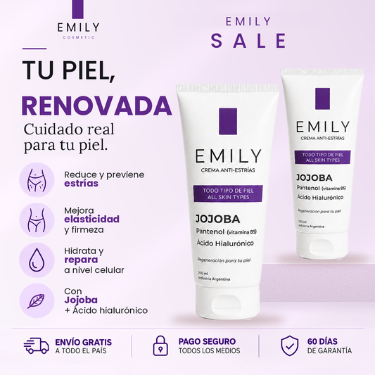 Crema para Estrías Emily 200 ml
