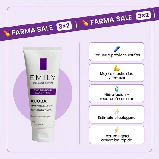 Crema para Estrías  Emily • 200ml