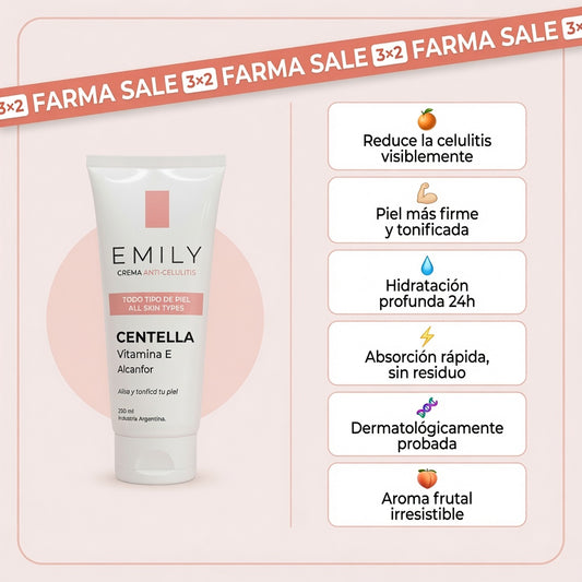 Crema para Celulitis  Emily • 200ml