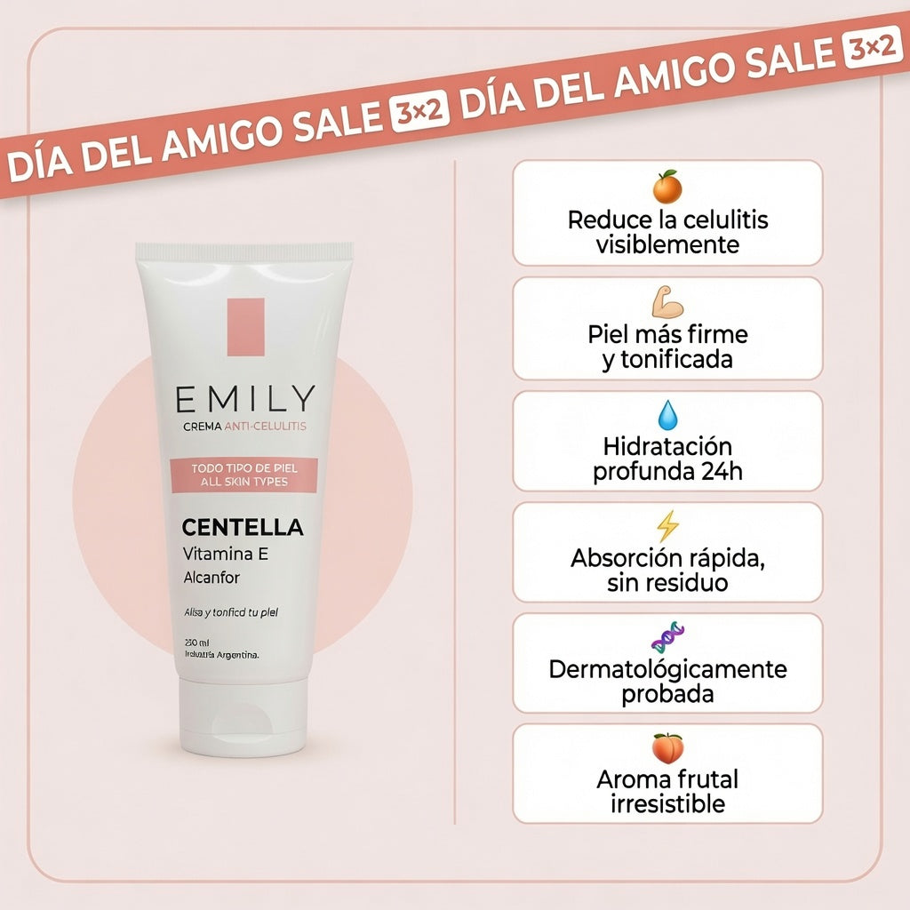 Crema para Celulitis  Emily • 200ml