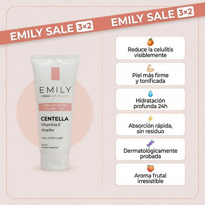 Crema para Celulitis  Emily • 200ml