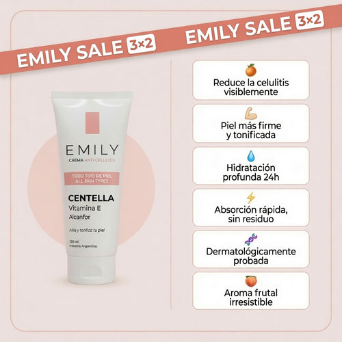 Crema para Celulitis  Emily • 200ml