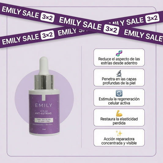 Sérum Anti-Estrías con Ácido Hialurónico, Aloe Vera y Ortiga - 30ml