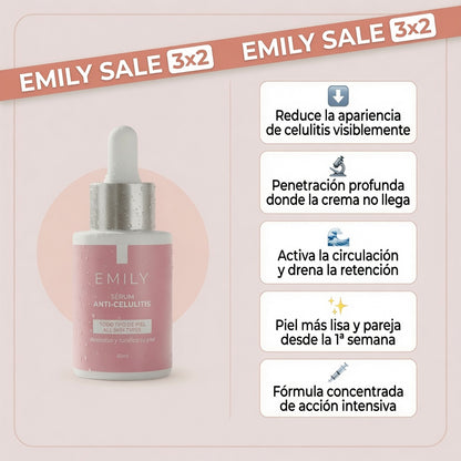 Sérum Anticelulitis con Ácido Hialurónico, Centella Asiática y Té Verde – 30 ml